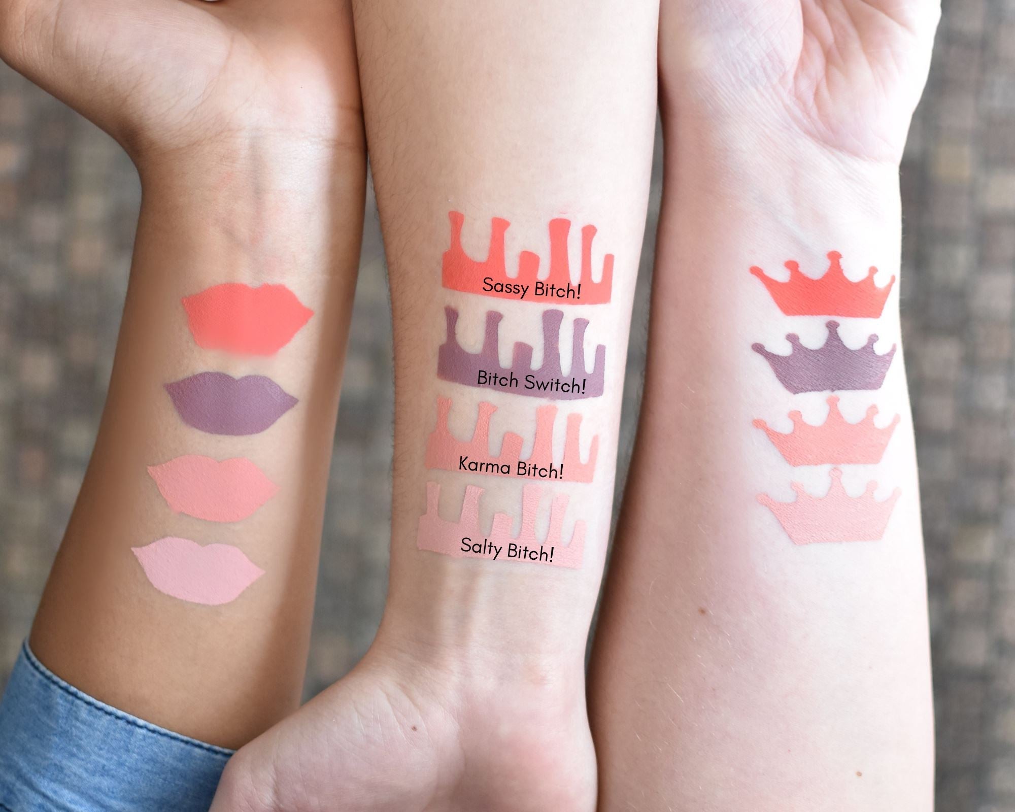 Bitches Against Bullshit - Malicious Matte Liquid Lipstick - Bitch Switch! (Muted Lavender) - Malicious Women Co. - Makeup